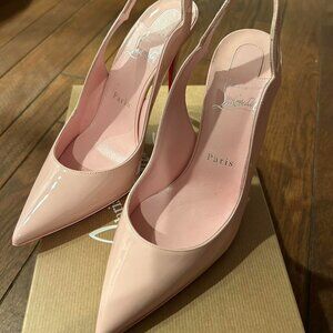 Christian Louboutin Women's Pink and Red Pumps